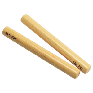 Handmade wooden claves
