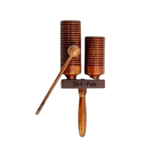 Wooden A Go Go Bell Double