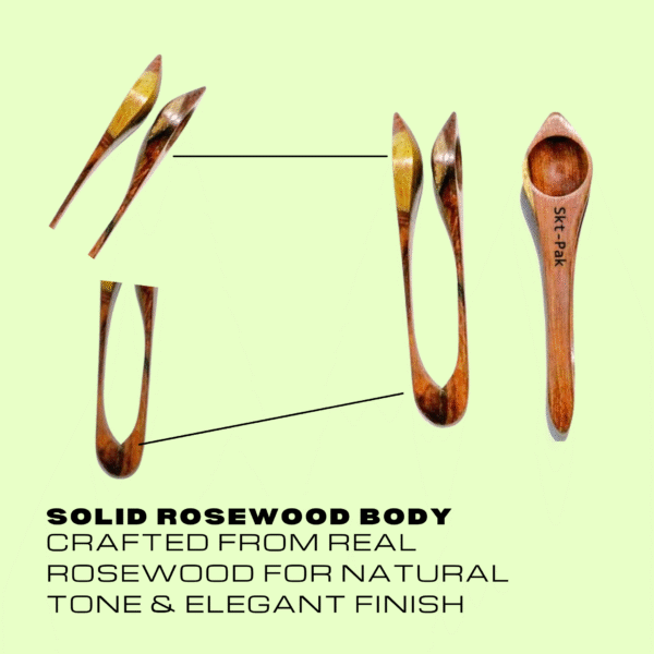 handmade wooden musical spoons