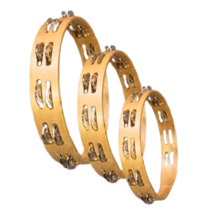 handcrafted tambourine headless