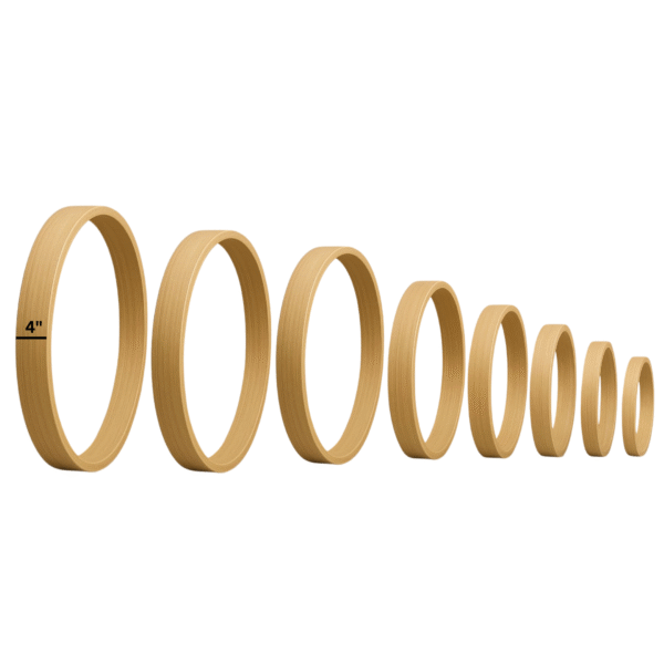 wooden hoops for drums