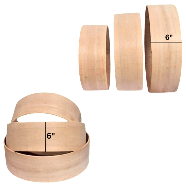 wooden hoops for drums