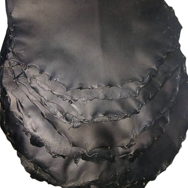 Rawhide drum heads black